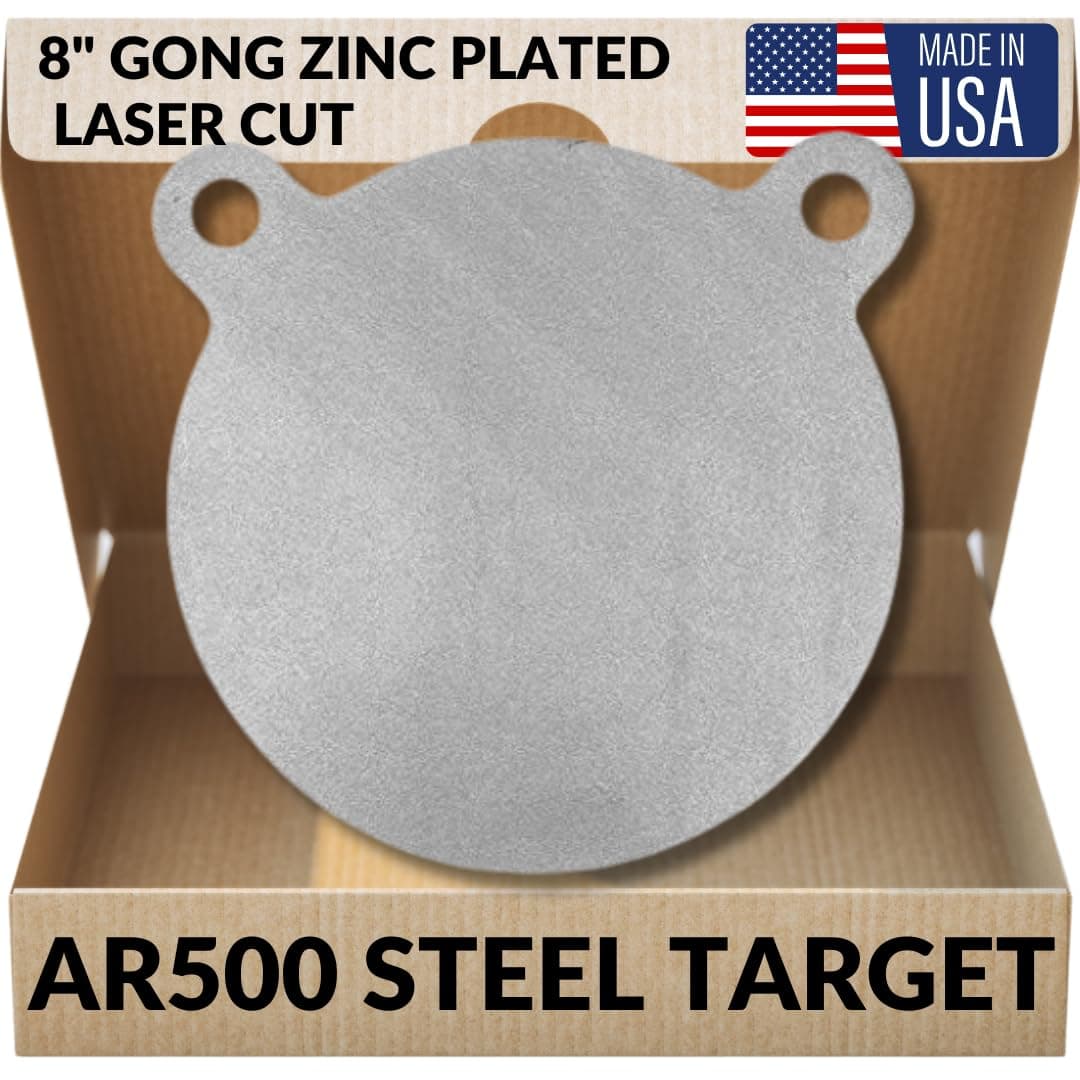 8"x1/4" AR500 GONG