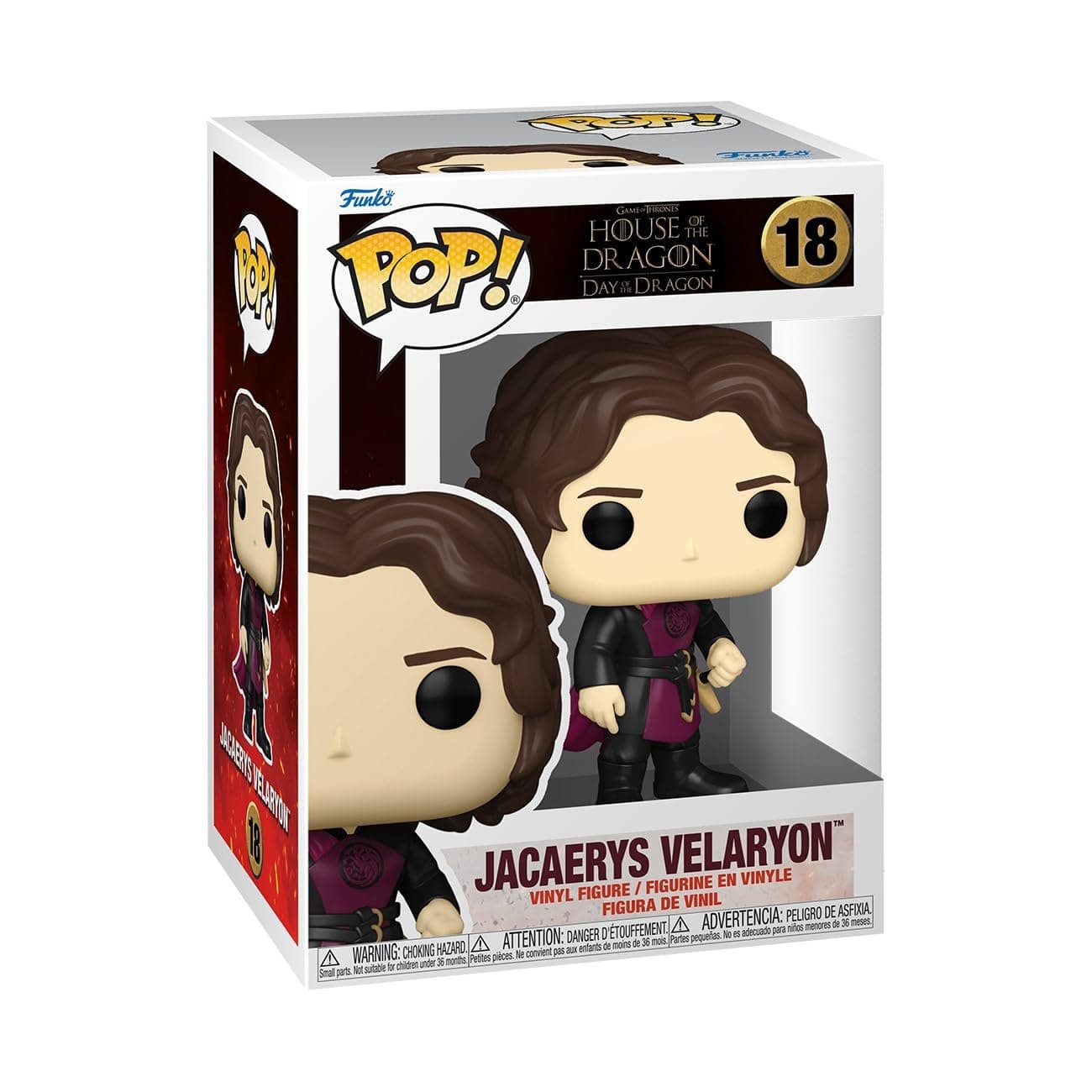 Funko Pop! TV: House Of the Dragon - Jacaerys Velaryon - Collectable Vinyl Figure - Gift Idea - Official Merchandise - Toys for Kids & Adults - TV Fans - Model Figure for Collectors and Display