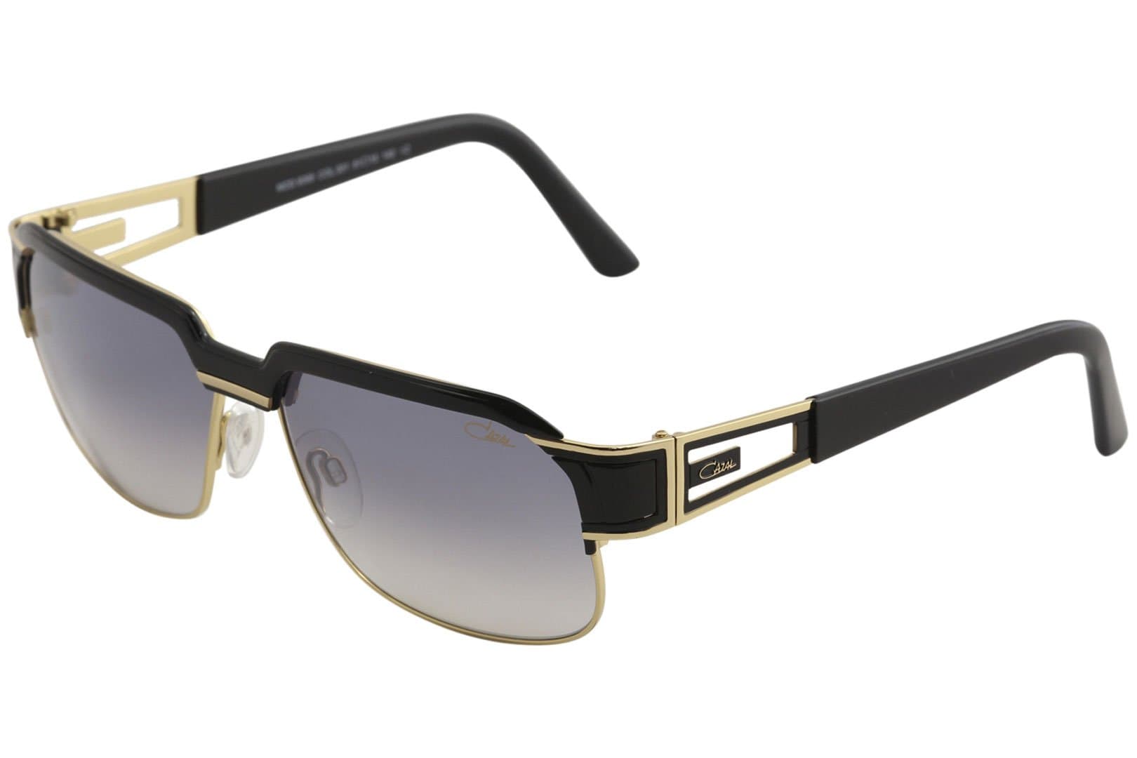 Cazal Legends Men's 9068 001SG Black/Gold Fashion Square Sunglasses 61mm
