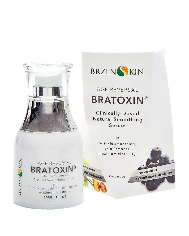 Bratoxin Instant Wrinkle Filler | Naturally Derived Hydrating Alternative for Face Anti Aging | Wrinkle Serum with Skin Tightening Formula (30 mL)