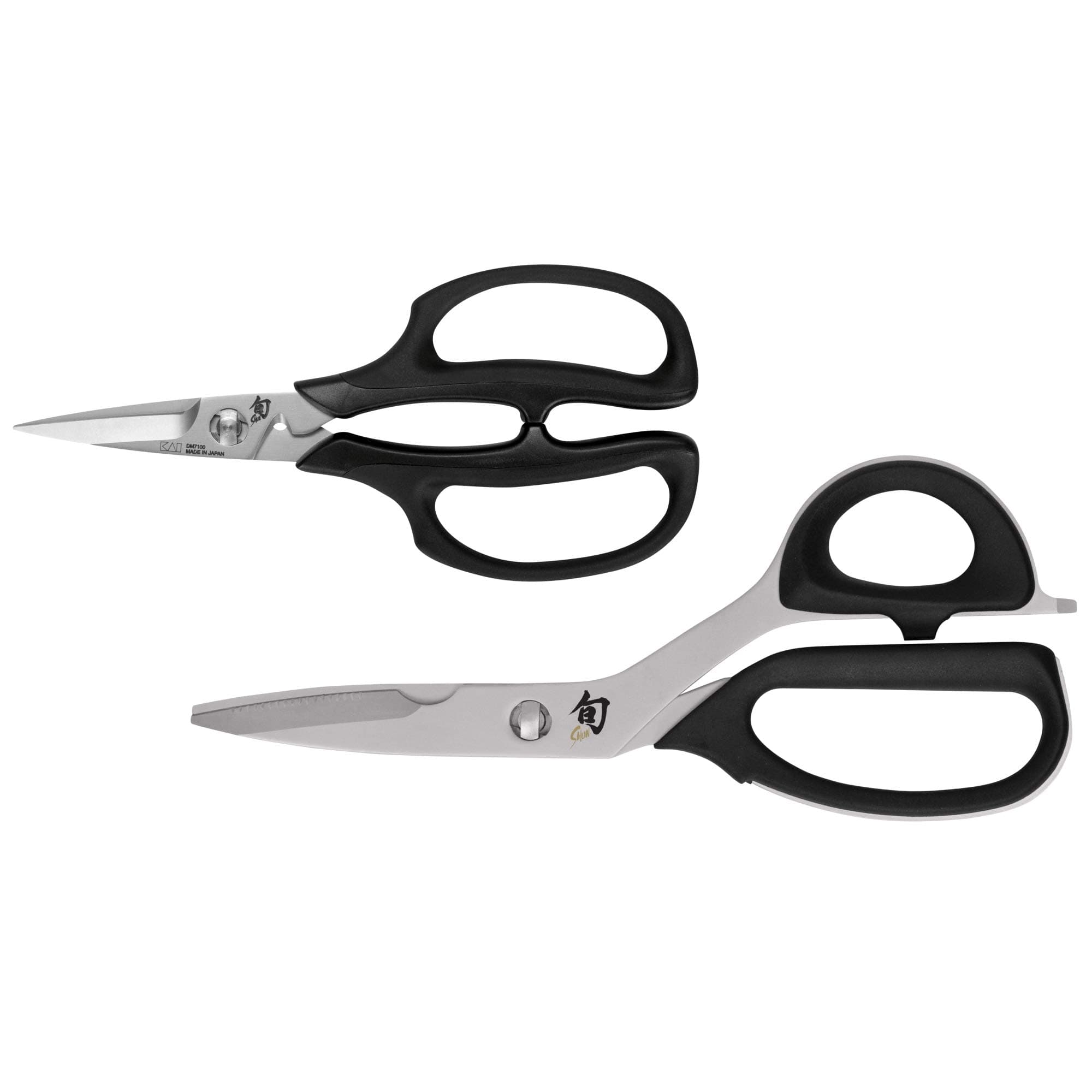Cutlery 2 Piece Kitchen Shear Set, Stainless Steel Cooking Scissors, Blades Separate for Easy Cleaning, Comfortable, Non-Slip Handle, Kitchen Shears Heavy Duty
