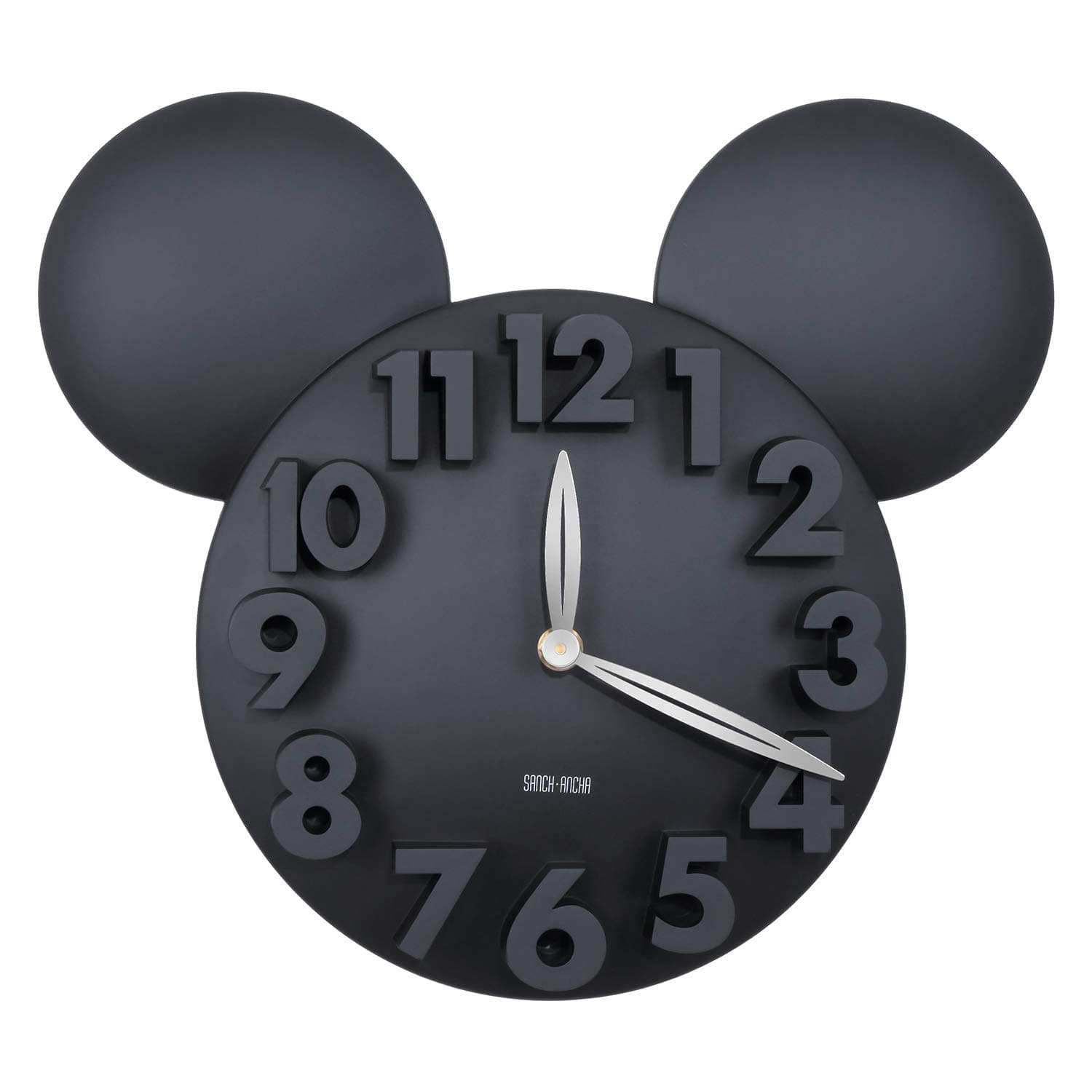 Kids Quartz Mickey Minne Mouse Cartoon Wall Clock 12-1/2 inch, Large 3D Digital Numbers Modern Battery Operated Kit Home Decorations for Bedroom, Living Room, Office, Kitchen