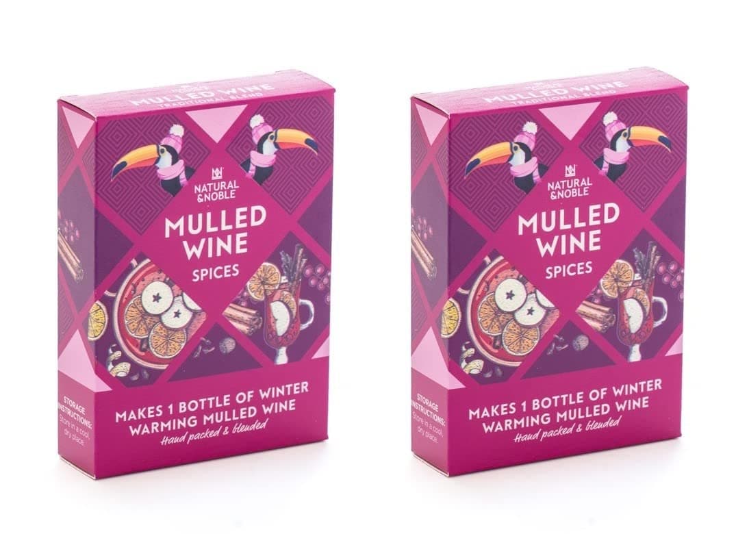 2 Pack Natural & Noble | Gourmet Mulling Spices for Red Wine
