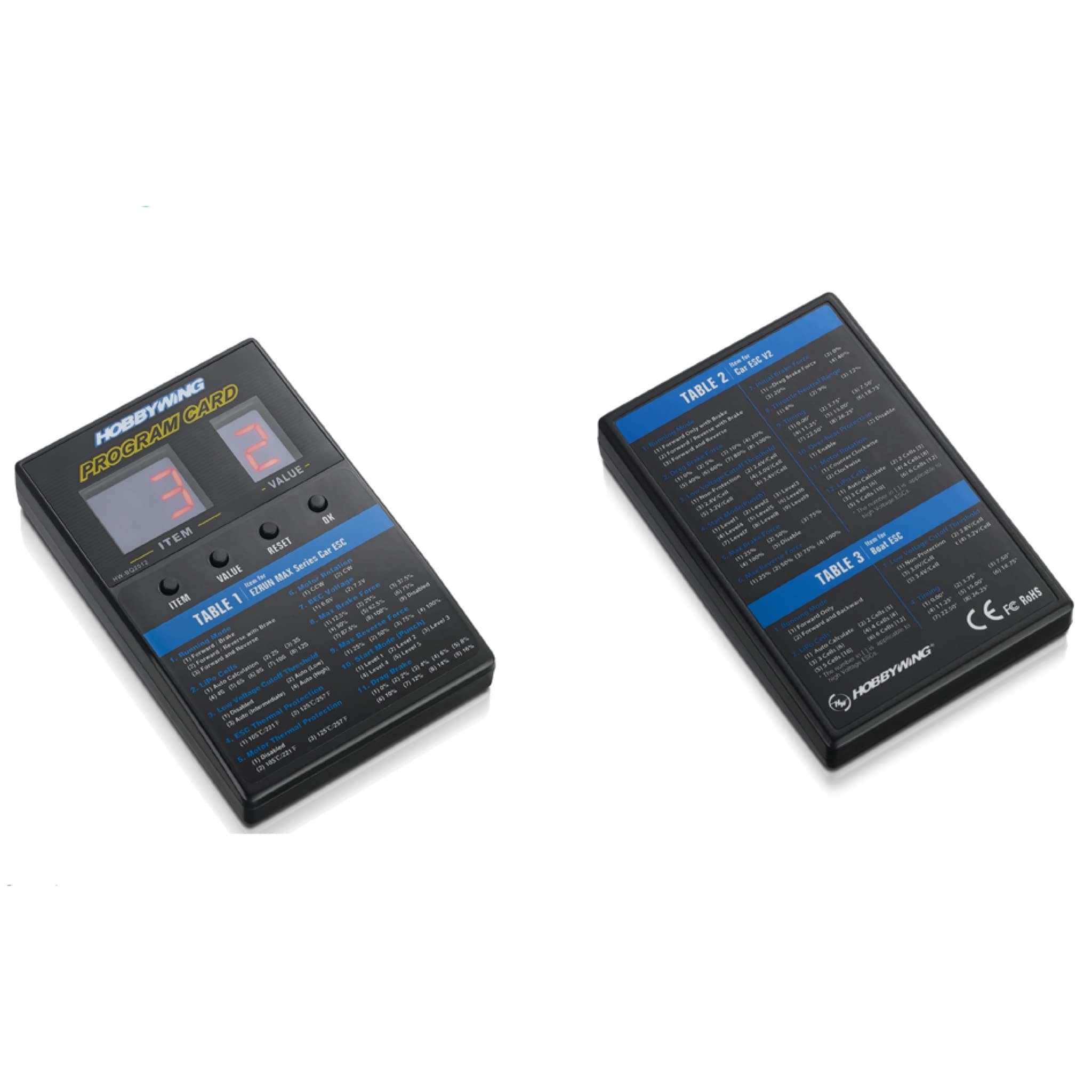HobbyWing LED Program Card for Car ESC