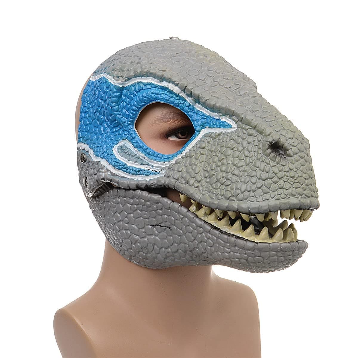 PARTYGEARS Dinosaur Mask Moving Jaw Movable Halloween Decor Tyrannosaurus Rex Animal Mask, Christmas Gifts for Adults