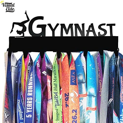 Visual Elite | Gymnast | Medal Display Hanger | Great for Gymnastics/Gymnastic Medals | The Medal Hangers Collection