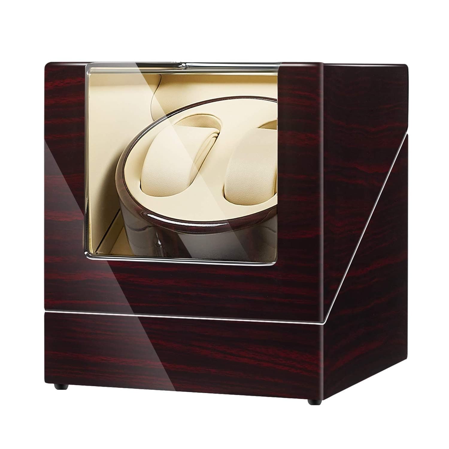 Japanese Mabuchi Motor 2 Watch Winder, ebony, Japanese