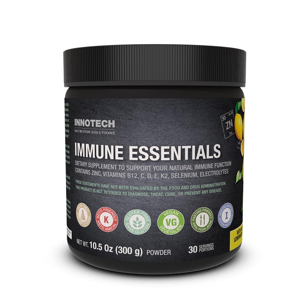 Innotech Nutrition Solutions Immune Essentials, 300 Gram - Lemon Flavour