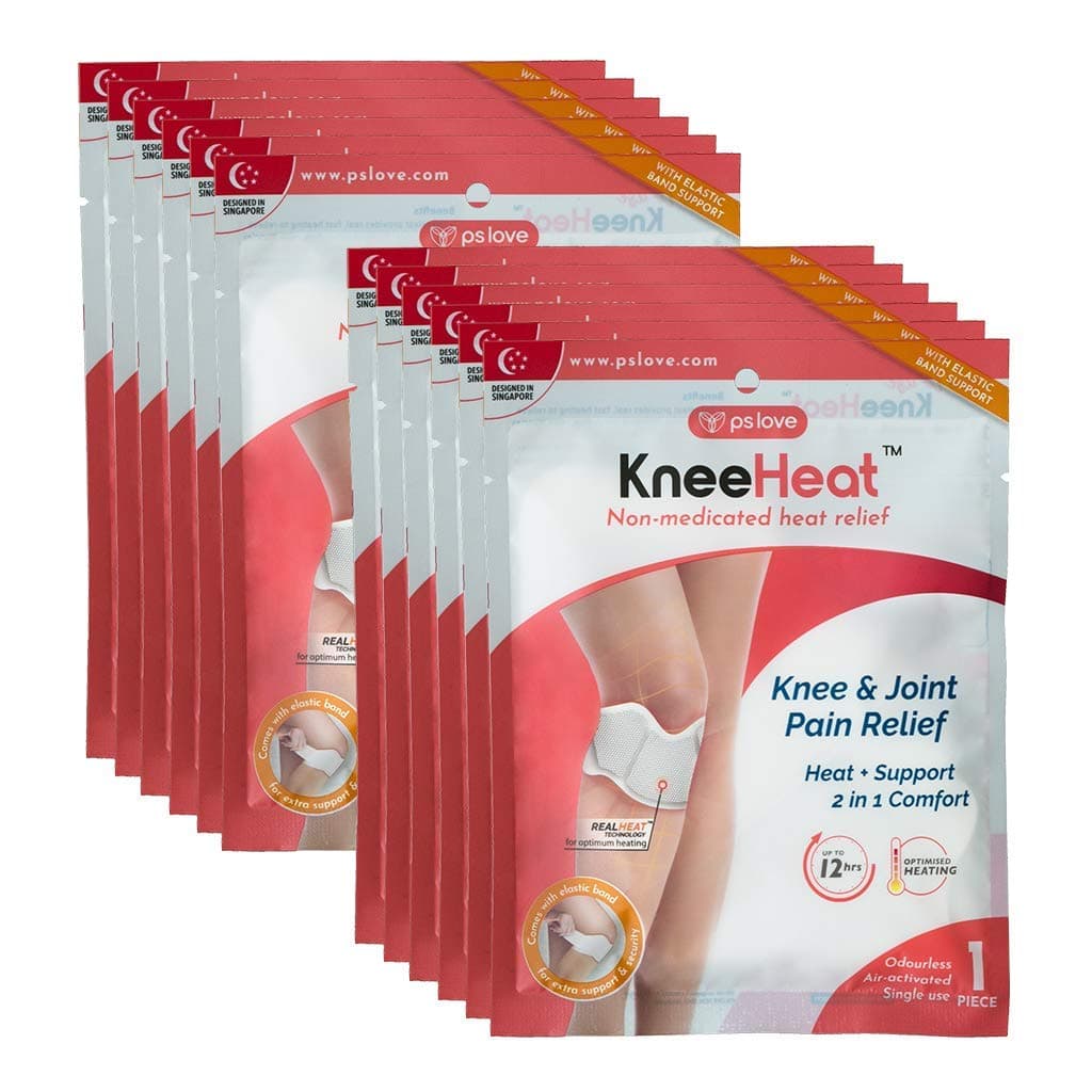 KneeHeat Heat Wrap for Knee and Joint Pain Relief - Pack of 12 (Patches/Wraps)