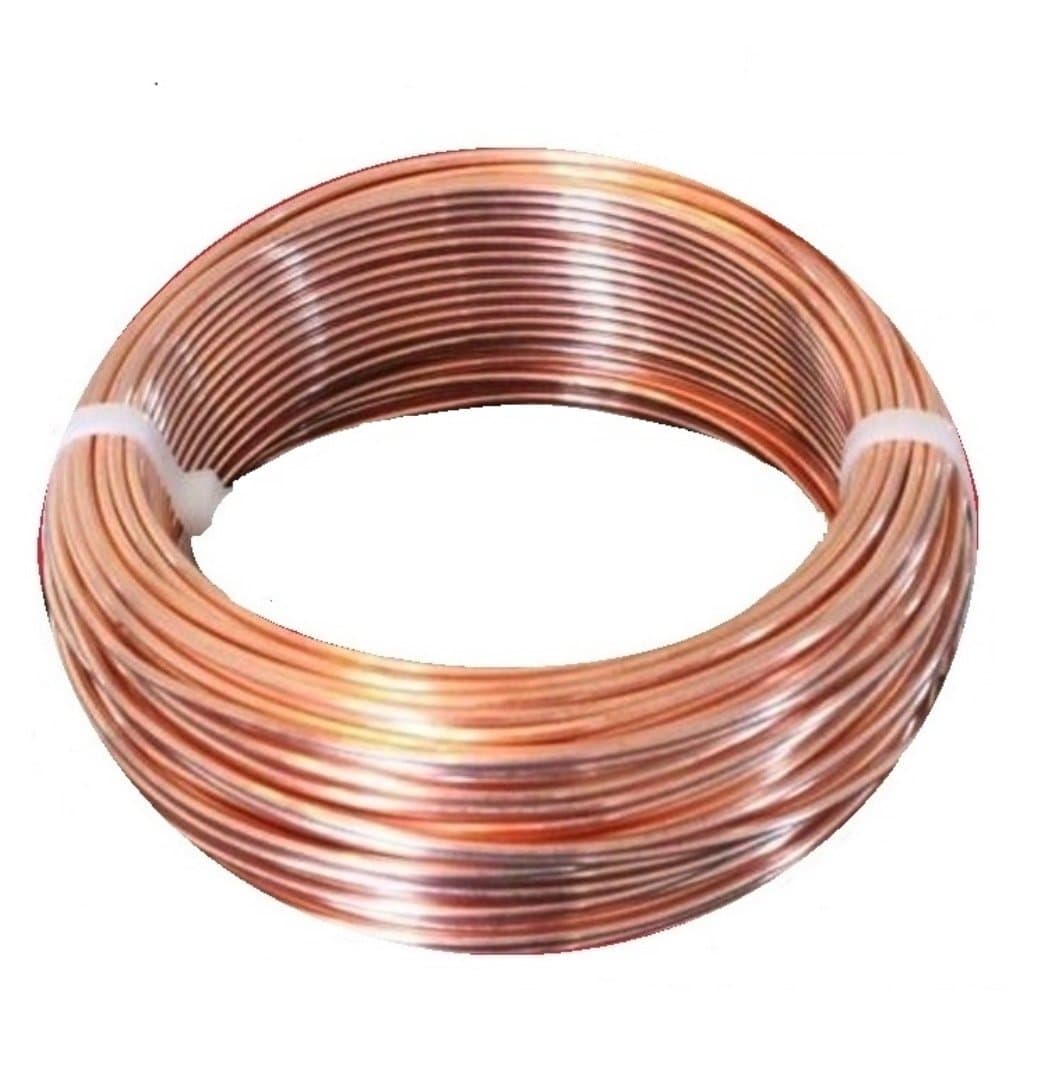 10 AWG Bare Copper Wire 75 Ft Coil Single Solid Copper Wire 99.9% Pure