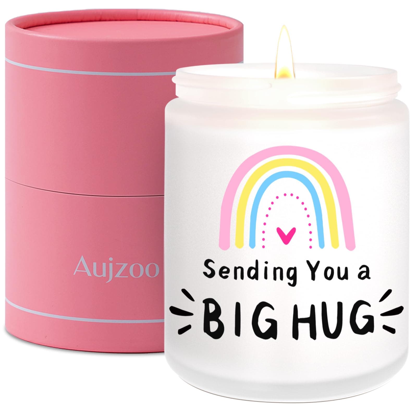 Aujzoo Lavender Scented Candle Gifts: Thank You, Get Well Soon, Condolence, Miss You