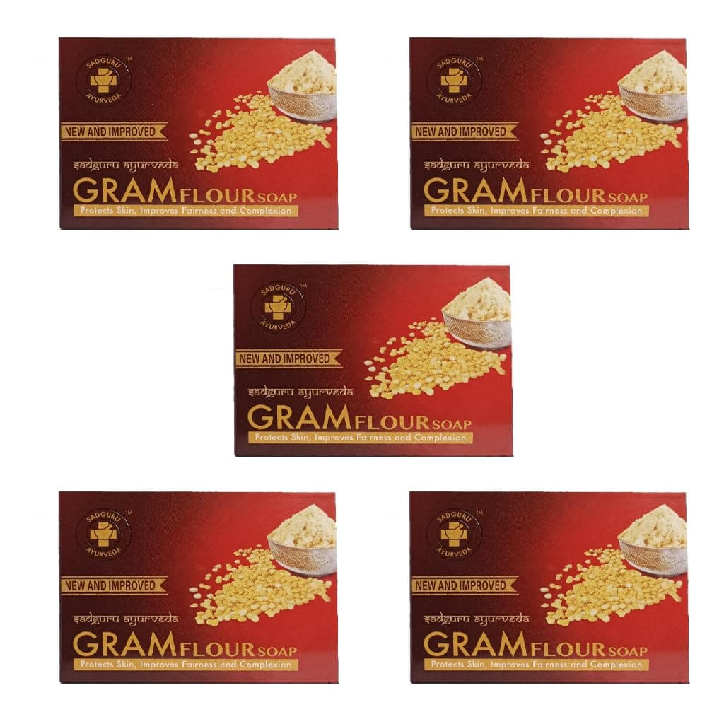 AYURVEDA - SOAPS (GRAM FLOUR) Pack of 5