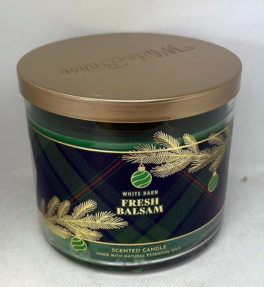 3-Wick Candle in Fresh Balsam - packaging may vary