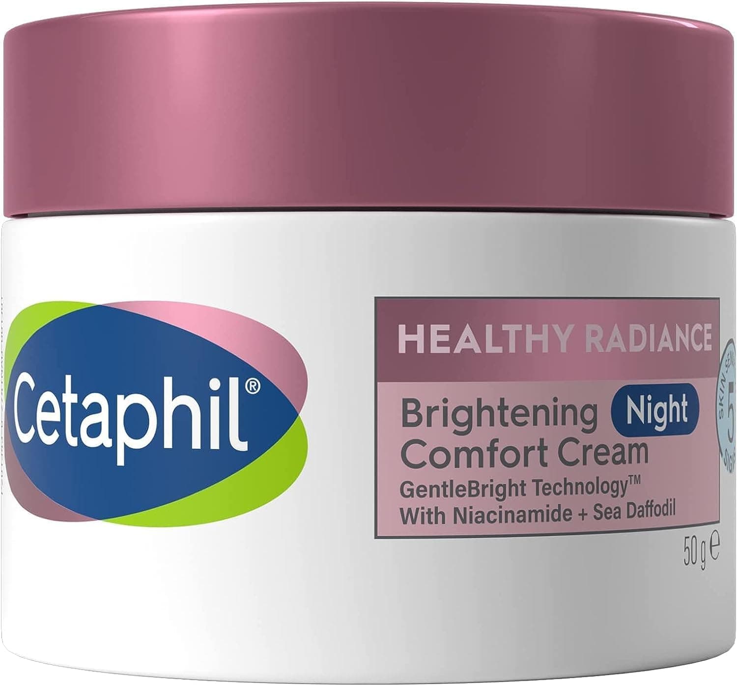 Cetaphil Healthy Radiance Brightening Night Comfort Cream 50g, Defend Against Hyperpigmentation With Niacinamide