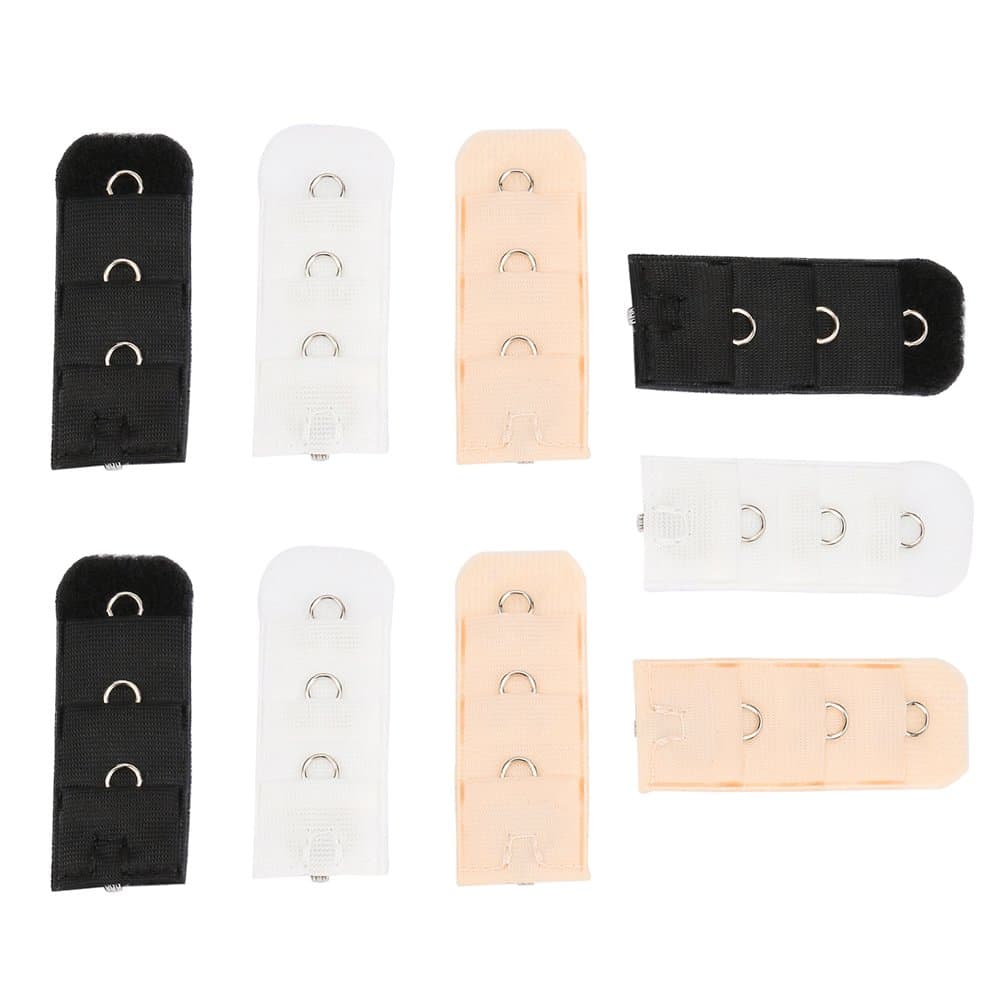 ClosecretWomen's Bra Back Strap Extenders with 1 to 3 Hook Optional (Combination 6)(Size: One Size)