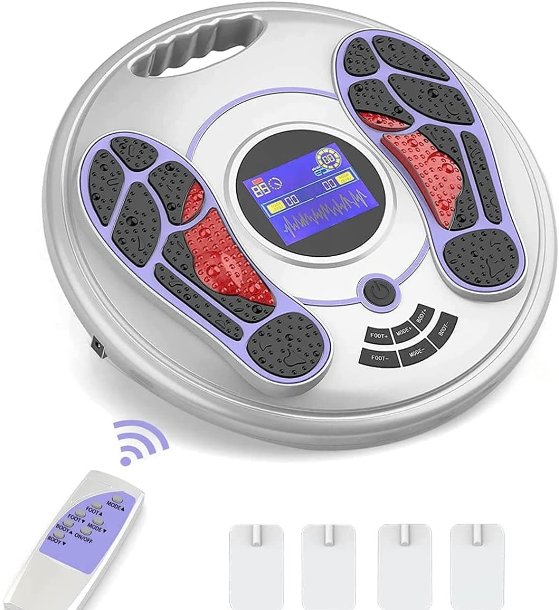 Creliver Medic Circulation Machine, Circulation Plus Blood Booster - EMS and TENS Technology with 25 Modes & 99 Intensities Relieve Foot & Leg Nerve Muscle Pain, for Neuropathy, Improves Circulation