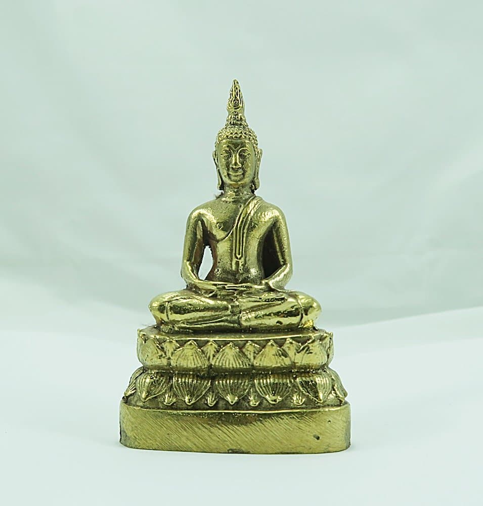 3"H Thai Buddha Images for the Days of the Week: Thursday Seated/The Meditating Buddha