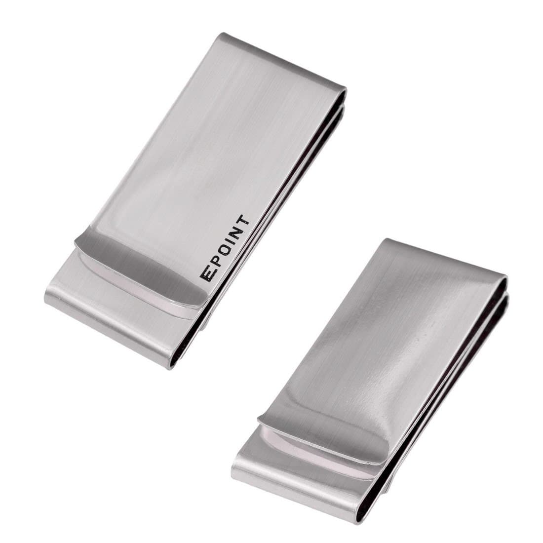 EQA02 Various Smart Mens Money Clip Card Holder By Epoint (Silver - EQA09A01)