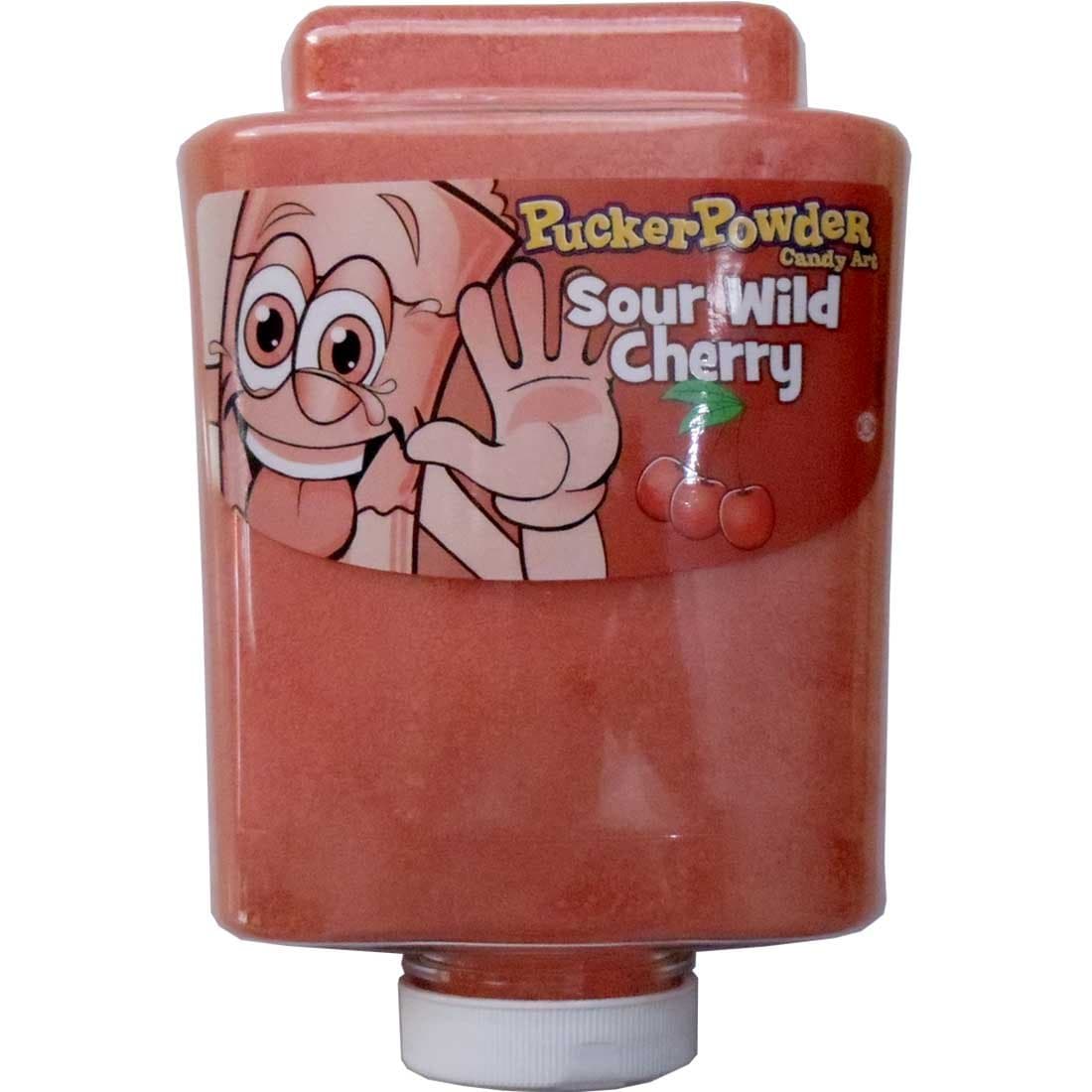 Sour Wild Cherry Pucker Powder Candy Art - 9.5 Oz Bottle