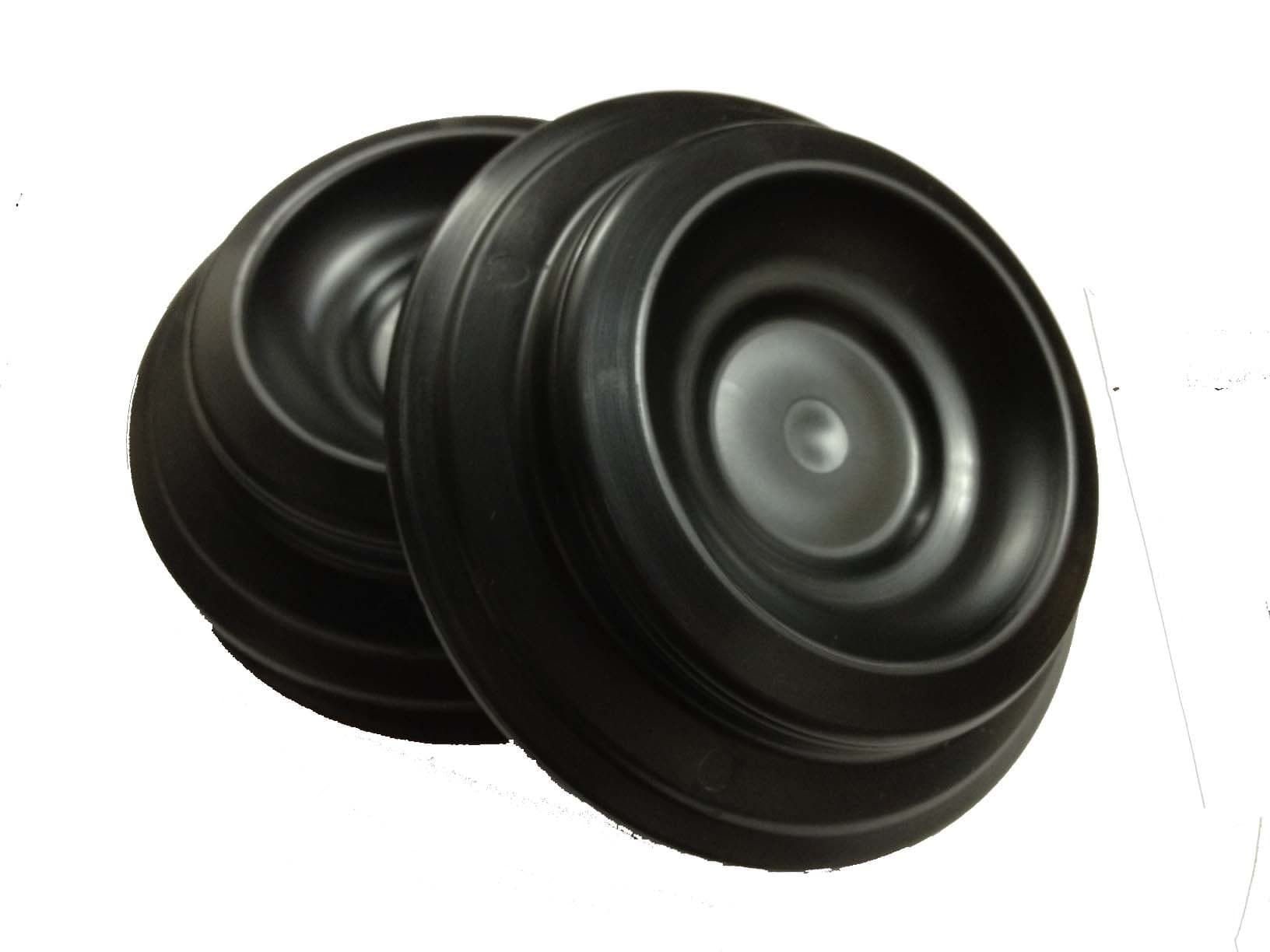 Piano Caster Cups - Set of 4 - Black