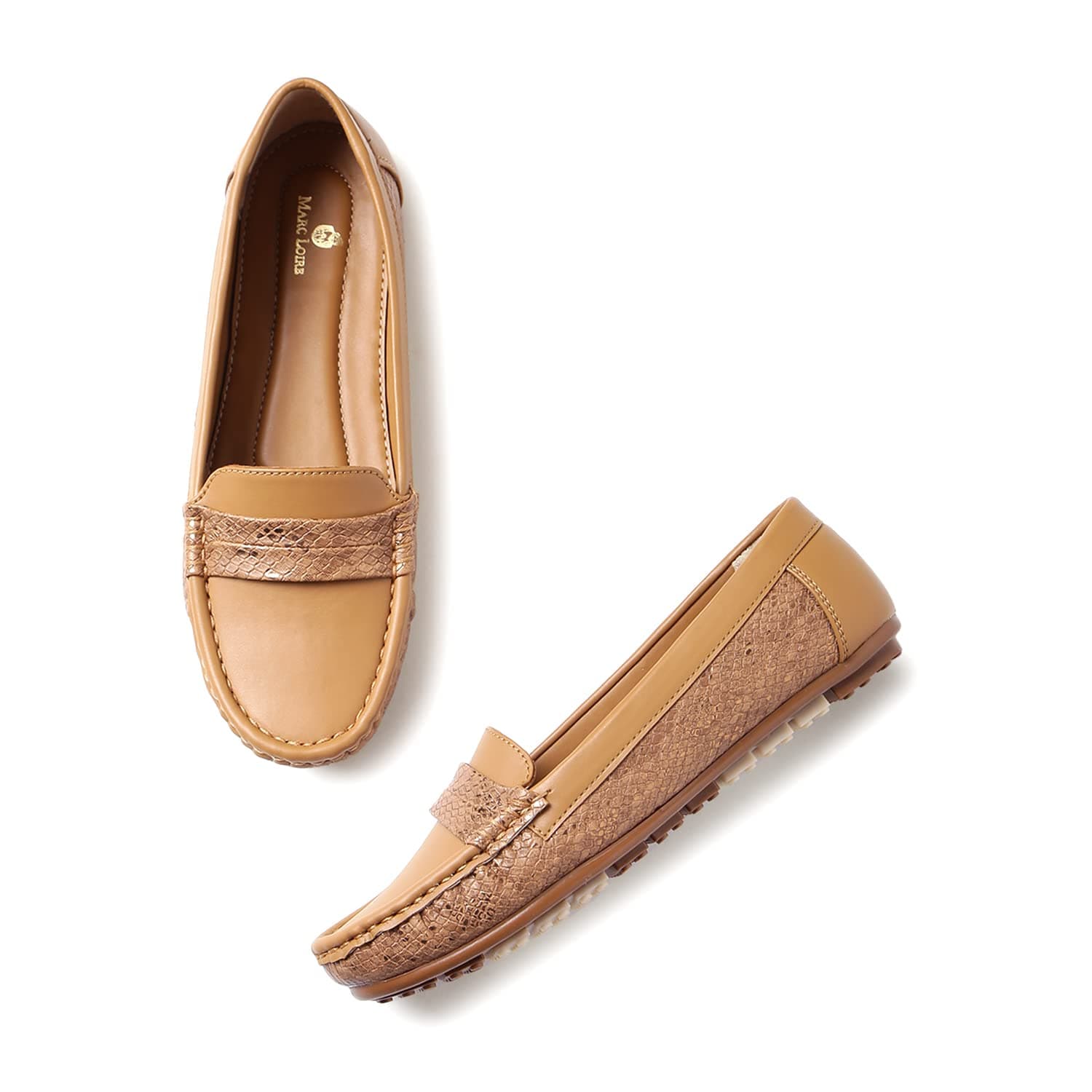 Marc LoireWomen Soft Comfortable Embellished Flats Loafers