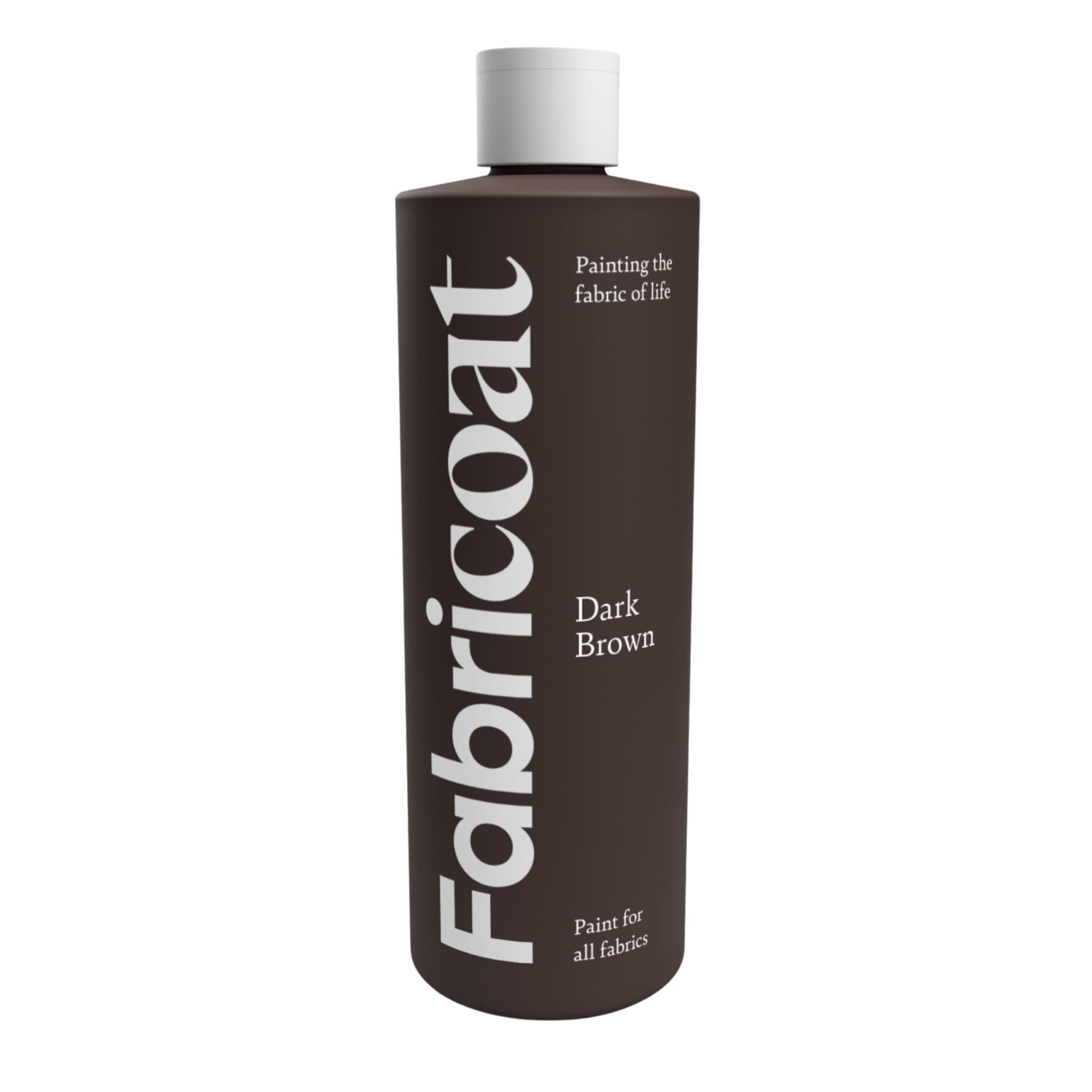 Fabric Paint – Restore or Change the Colour of Any Fabric - Paint Directly Onto Fabric - Transform Anything – Sofas, Lampshades, Car Interiors (250ml, Dark Brown)