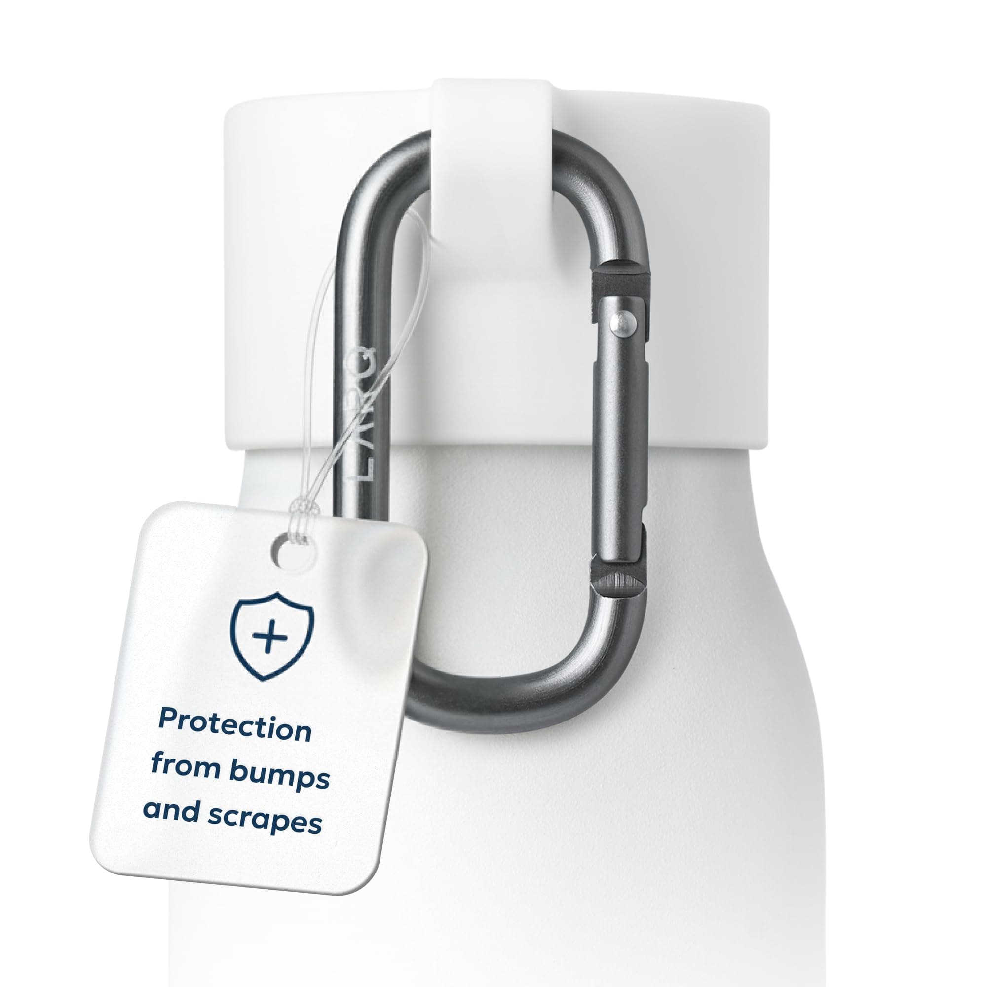 Active Loop - Bump Protector for Your Cap with Easy Carry Carabiner, Black