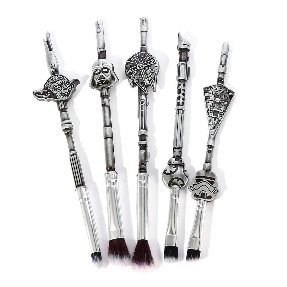 rongji jewelryProfession Star War Makeup Brushes - 5 Pieces