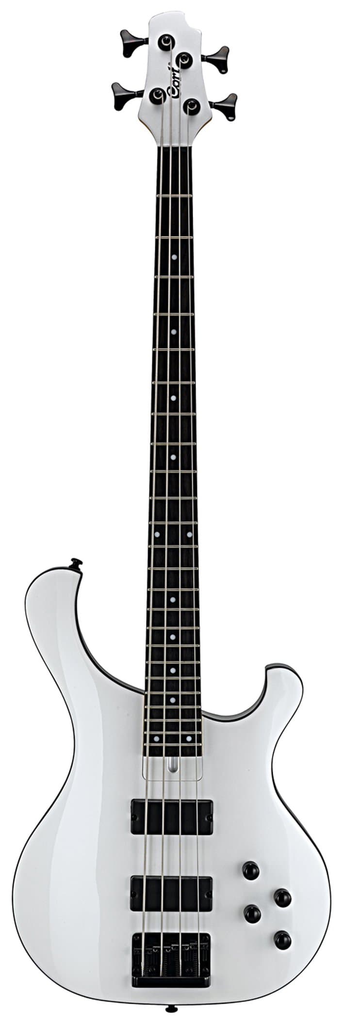 Cort T34-Wp Solid Body 4 String Bass - White Pearl