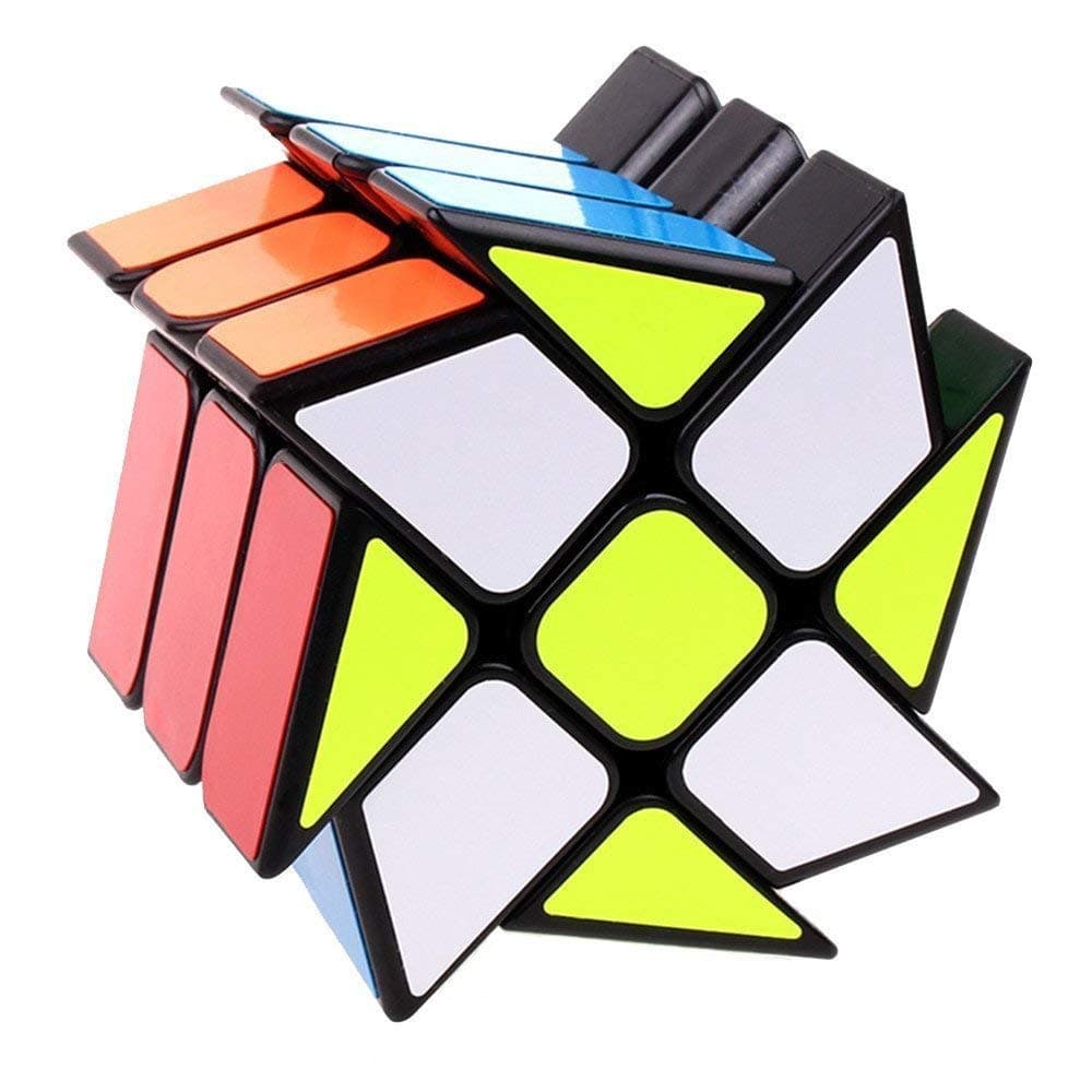 Ablave Rubik's Cube,Windmill Speed Cube Twisty Puzzle for Kids' Intelligence Development, Speed Cubing Beginners or Puzzle Enthusiasts