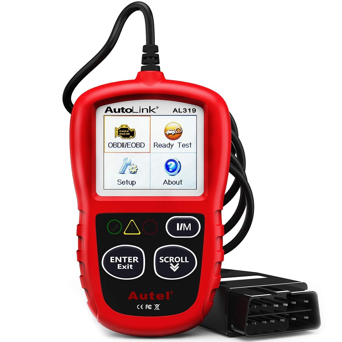 OBD2 Code Reader AutoLink AL319 Universal OBD2 Scanner Car Diagnostic Tool Check Emission Vehicle Engine Fault Code Reader