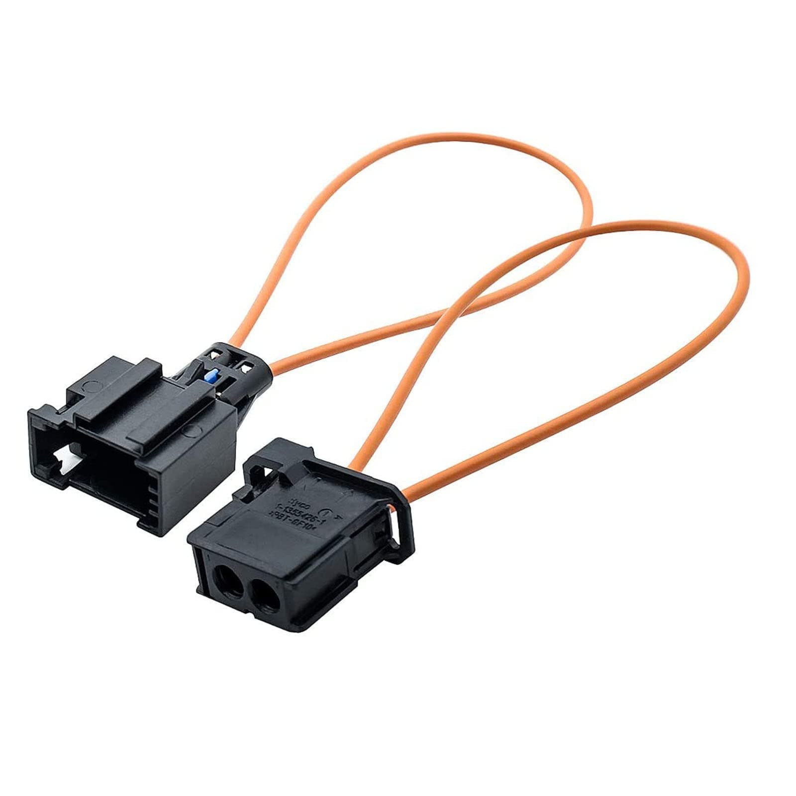 Most Fiber Optic Loop, Pack of 2 Universal Optical Female & Male Adapter Connector Loop Bypass Cable for Radio and Audio Mercedes BMW VW Audi Porsche SOS FIX(13.5cm/5.3in)
