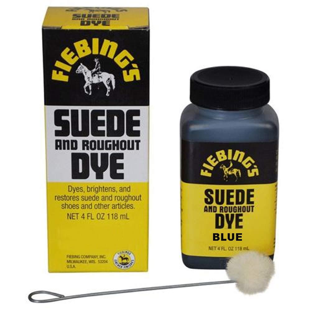4 Oz46; Fiebings Suede Dye - Blue