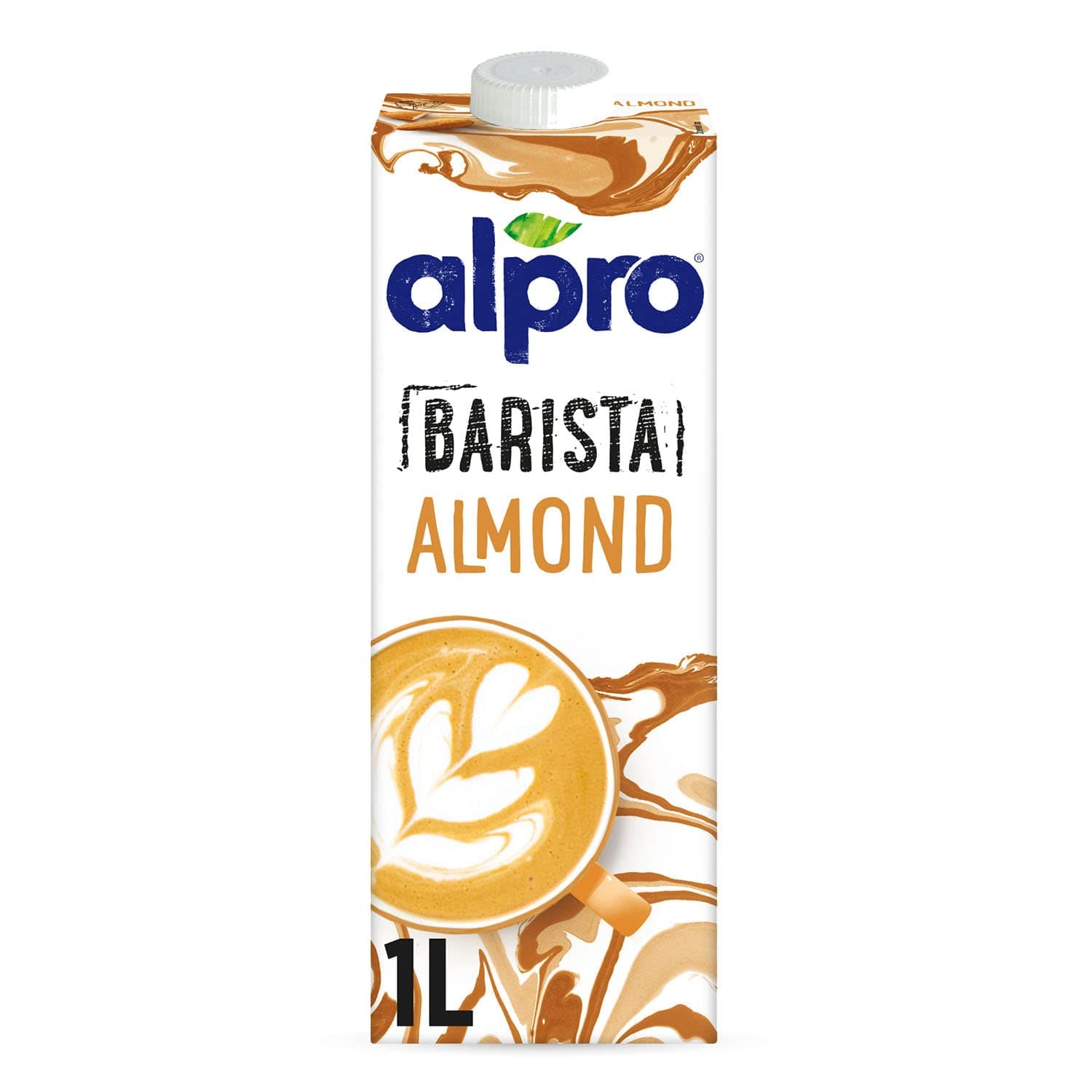 Alpro Barista Almond Drink, 100% Plant-Based, Lactose & Dairy Free - 1L
