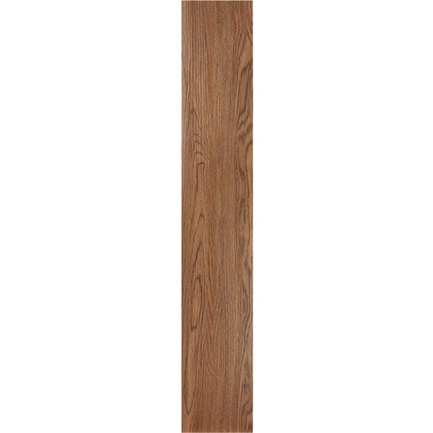 Tivoli II Self Adhesive Vinyl Floor Planks, 10 Pack - 6" x 36", Redwood - Peel & Stick, DIY Flooring - Natural Wood Grain Feel for Kitchen, Dining Room & Bedrooms by Achim Home Decor