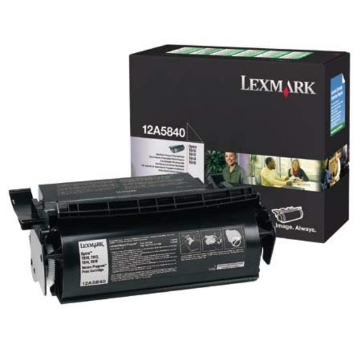 Lexmark Optra T 614 NL (12A5840) - original - Toner black - 10.000 Pages