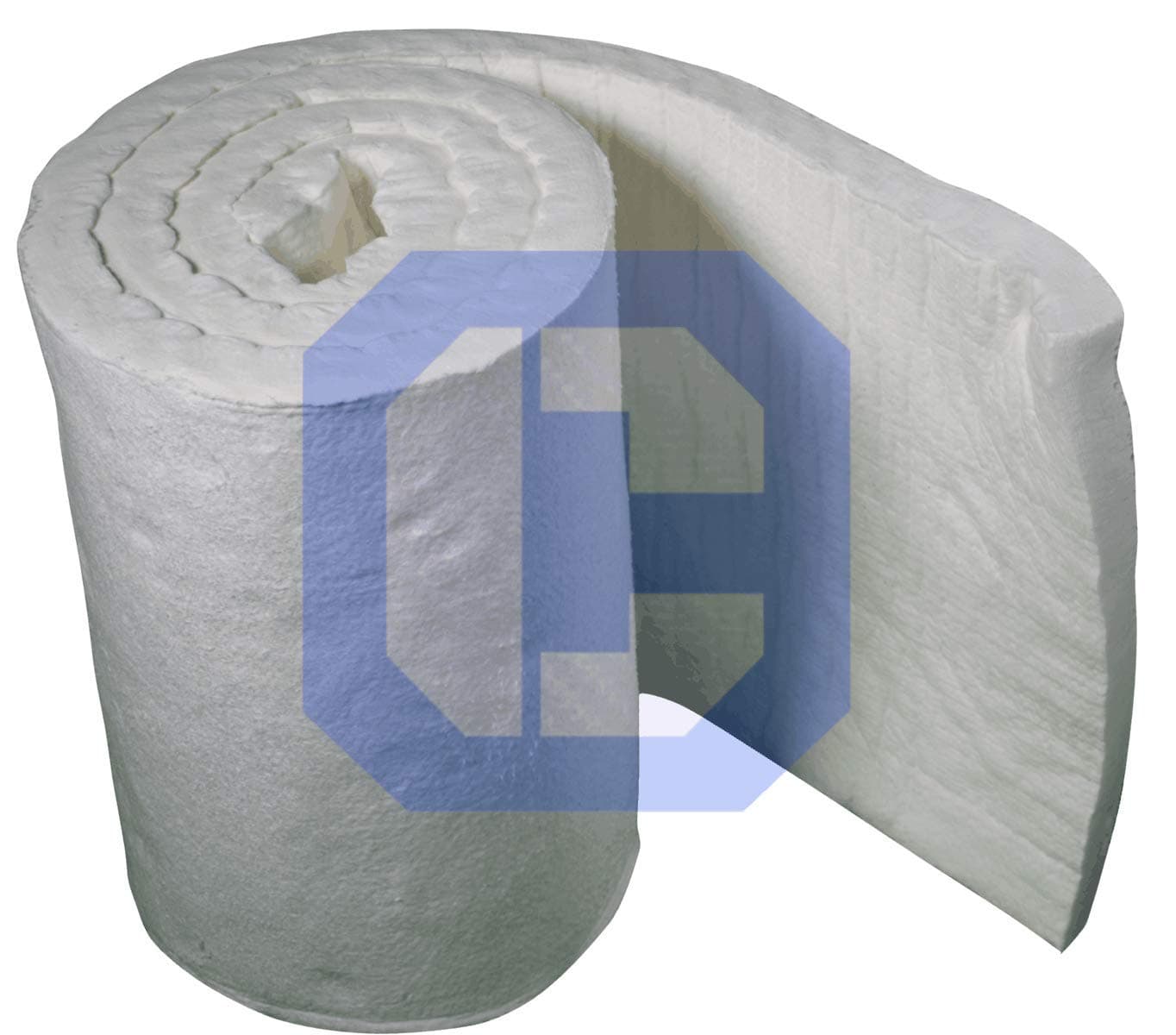 Ceramic Fiber Insulation Roll, 2300F 6LB 2"X24"X12.5', High Density Fireproof Insulation Blanket for Forge, Foundry, Furnace, Kiln, Wood Stove, Pizza Oven