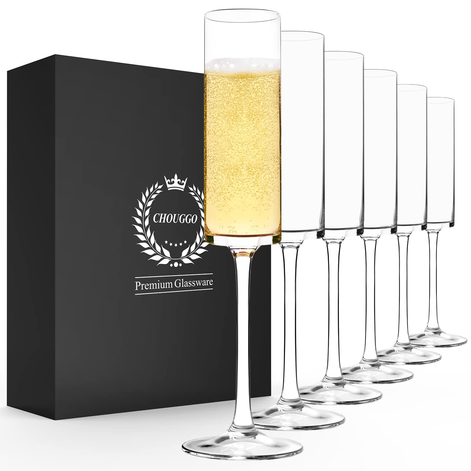 Square Champagne Flutes