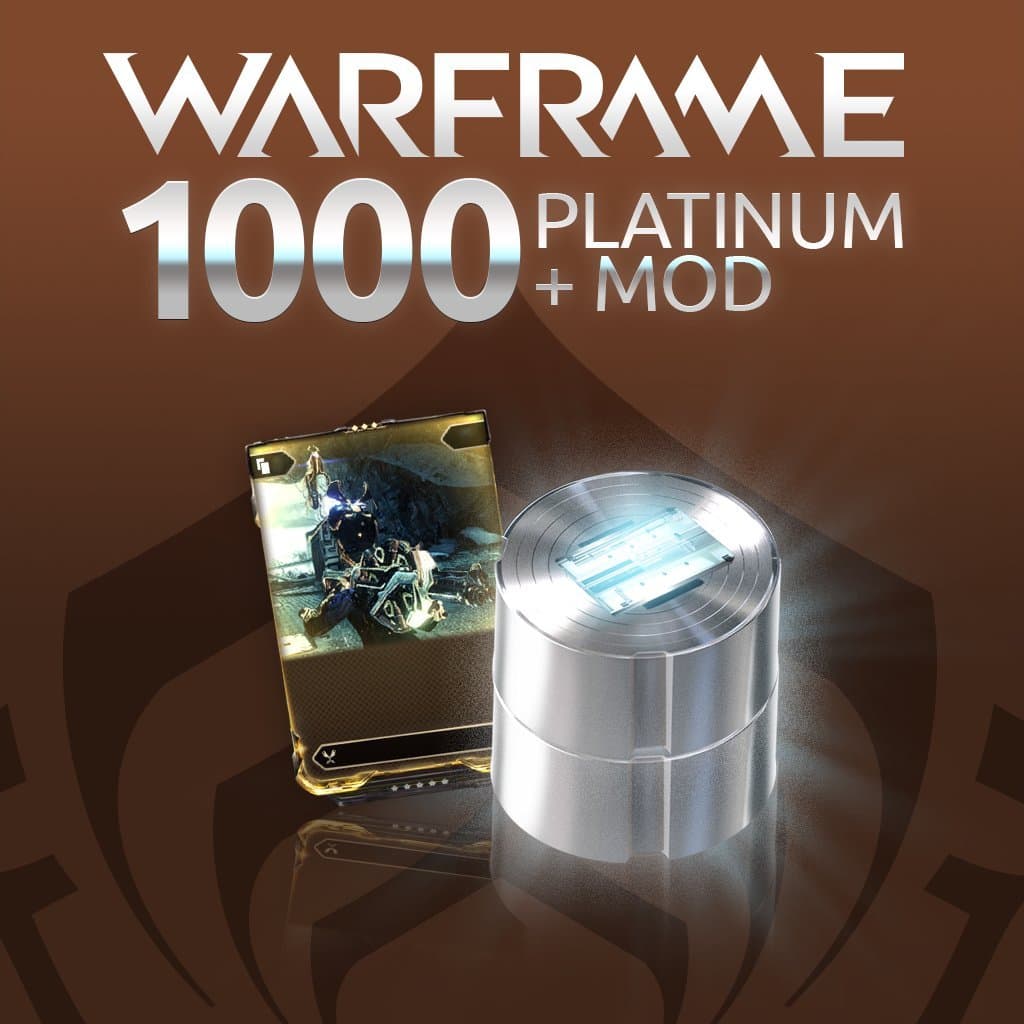 Warframe: 1000 Platinum + Rare Mod - PS4 [Digital Code]