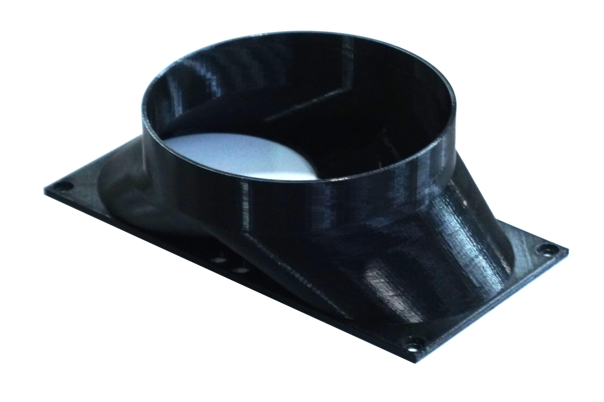 VAALI 120mm to 6 Inch Plastic Fan Shroud for ASIC Miner – Heat & Noise Reduction Duct Compatible with Antminer S19 T19 S17 T17 Fan Hose Adapter Vent Cover