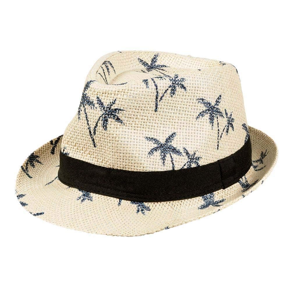 Boland Palm Tree Hawaiian Trilby Hat Tropical Theme Fancy Dress Summer Party Accessory Headwear Beach Adult One Size