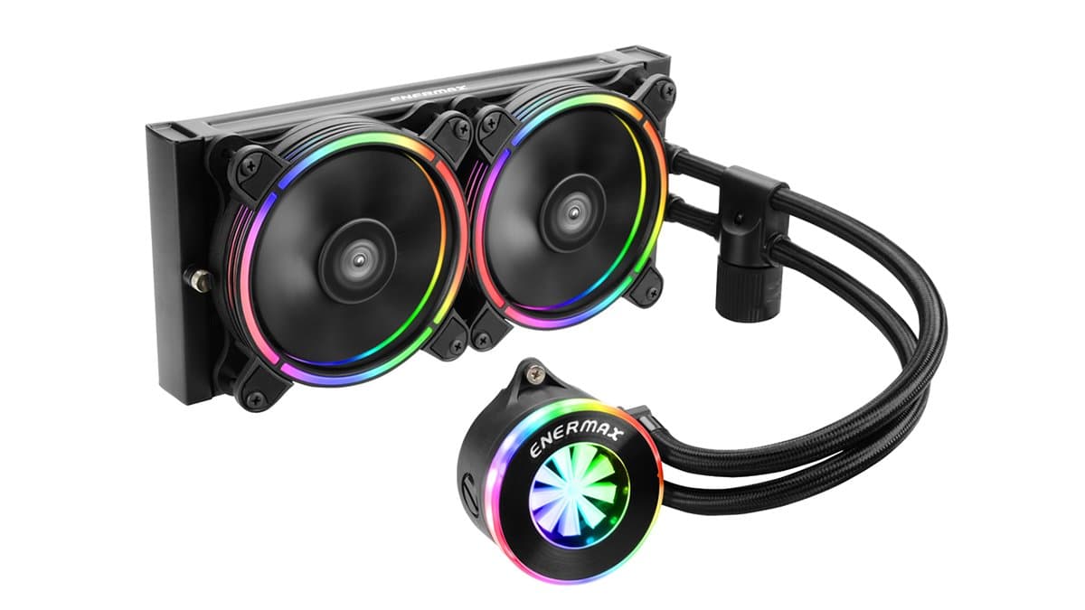 Watercooling Enermax LiqFusion 240 RGB - 240 mm, Black
