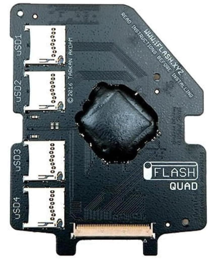 IFLASH [ – Quad, Quad MicroSD Adapter for the iPod Conversion Adapter [Genuine]