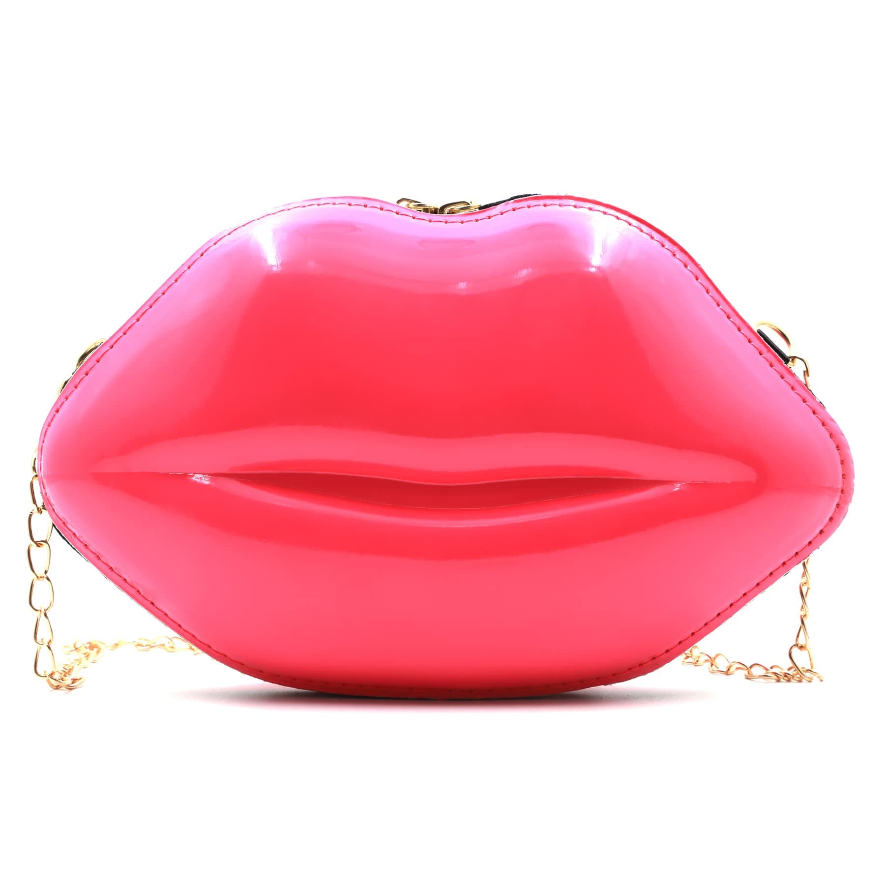 WLC Red Lip Purse Lip-Shaped Purse for Women