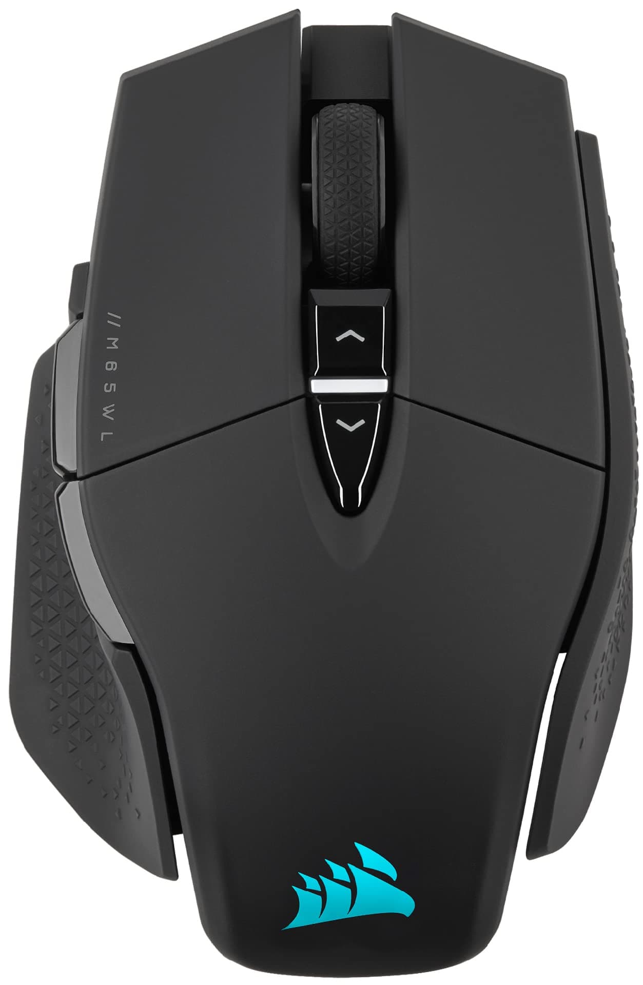Corsair M65 RGB Ultra Wireless Tunable FPS Gaming Mouse - Sub-1ms Slipstream Wireless Technology, 26,000 DPI Optical Sensor, Up to 120 Hours of Battery Life, 8 Programmable Buttons - Black
