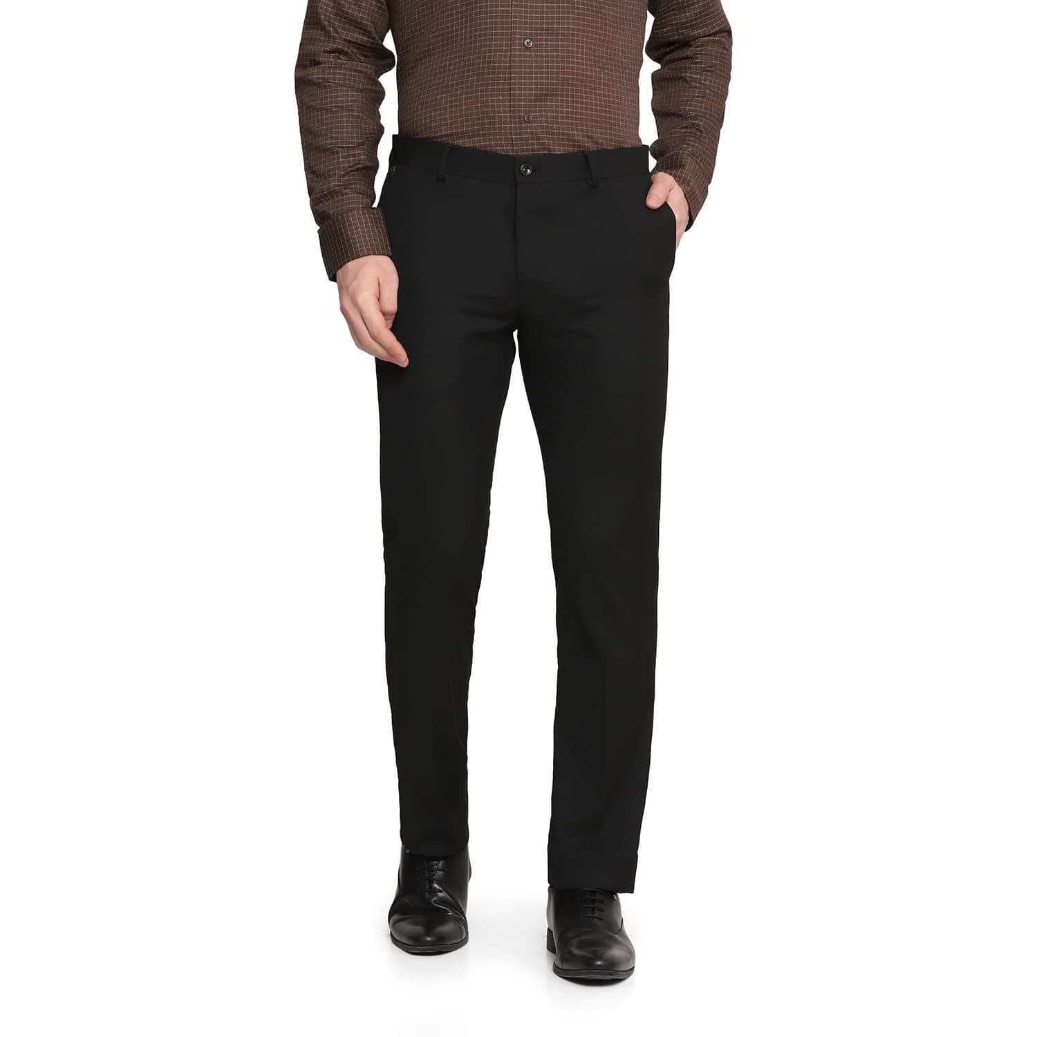 blackberrys Men's Formal B-95 Slim Fit Stretchable Trousers-NL-ST-Drew