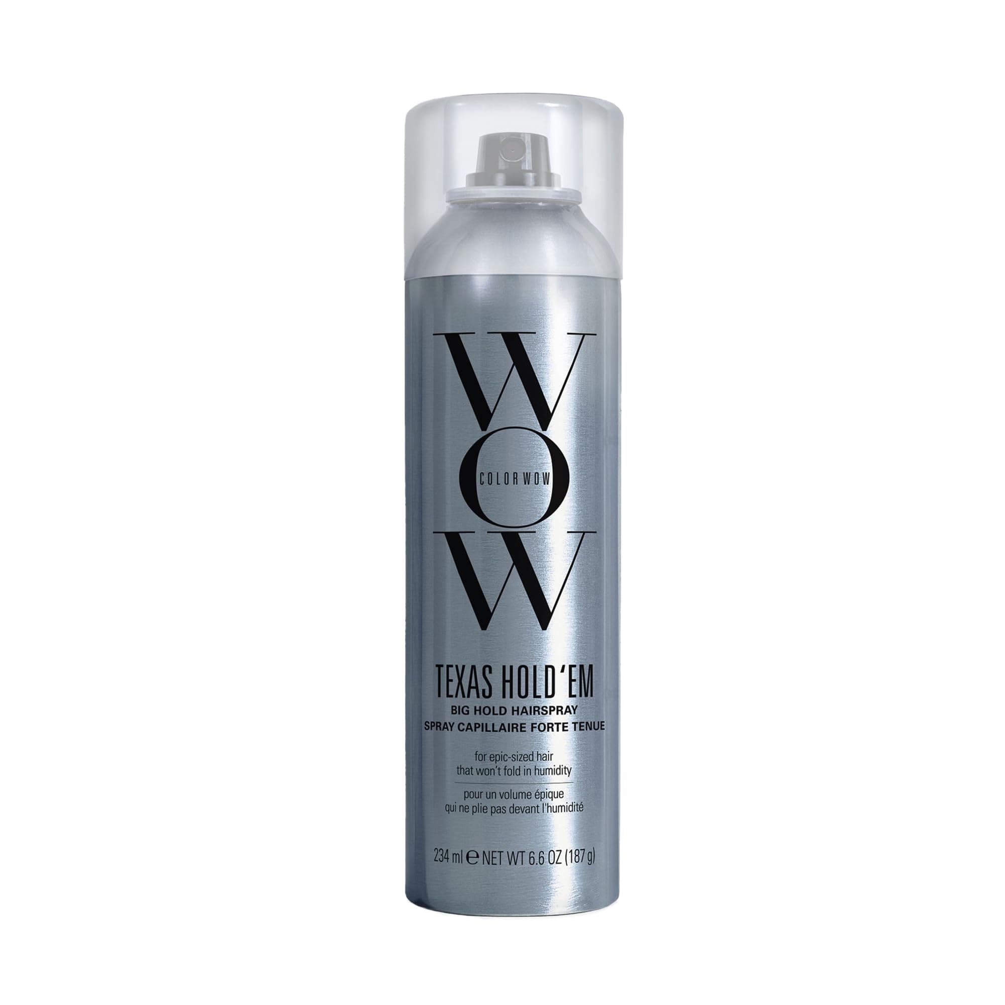 Texas Hold ‘em Big Hold Hairspray - High Performance, Strong Hold Hairspray with Heat Protection for Long-Lasting Styles That Won’t Fold in High Humidity
