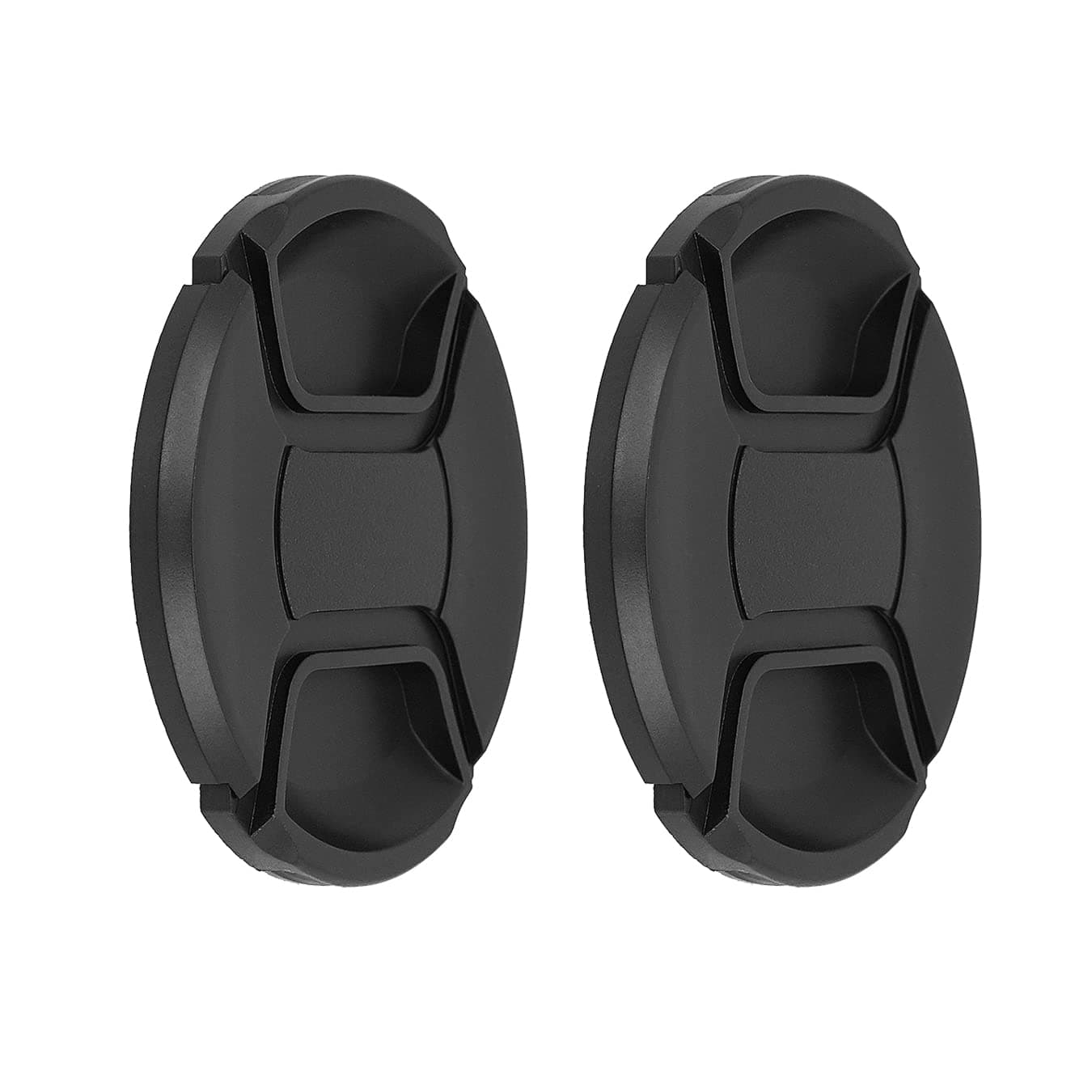 SIOTI 77mm Lens Cap (2 Packs), Camera Lens Cover, Compatiable for Almost All Brands of Lenses(77mm)