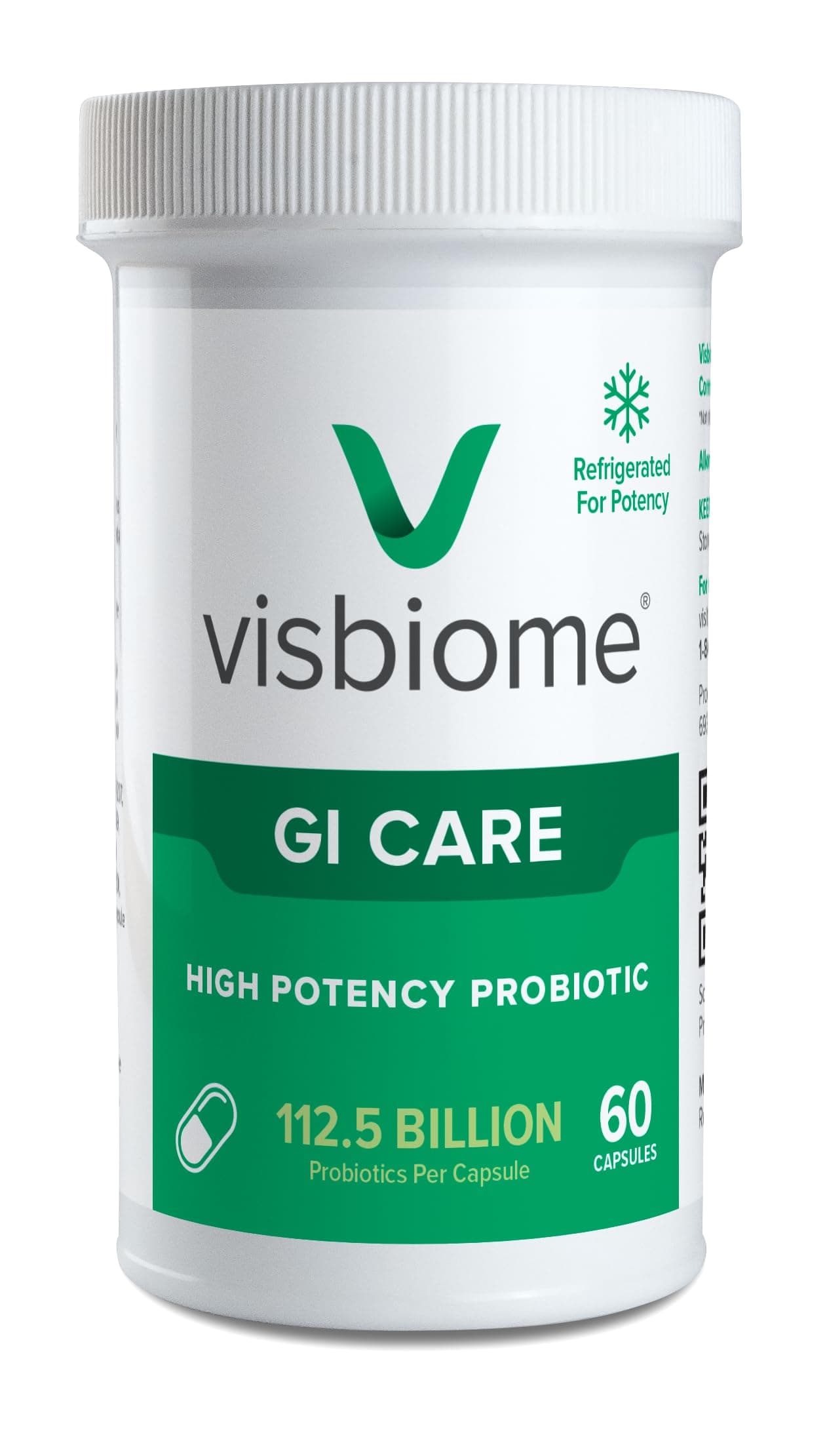 Visbiome High Potency Probiotic 60 caps 112.5 Billion Strains