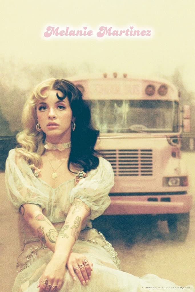 Melanie Martinez Pink School Bus Crybaby Detention K12 Album Music Songs Merch Merchandise Photo Photograph Cover Cool Wall Art Print Poster 12x18